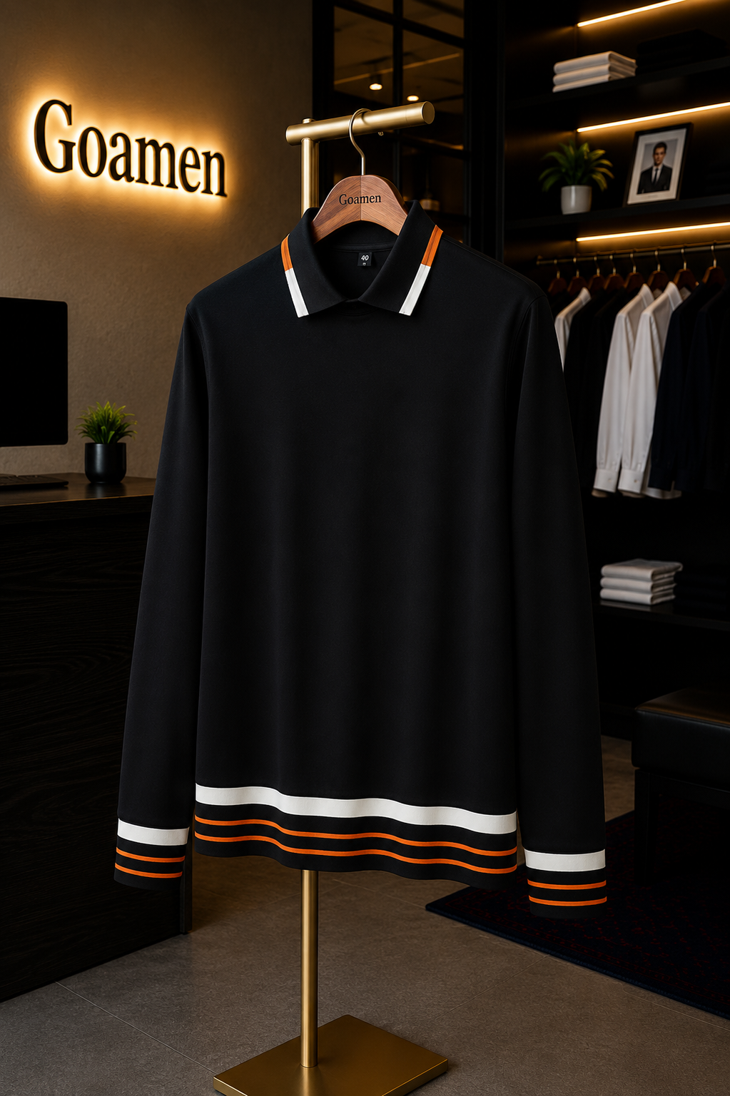 Full Sleeve Polo T-Shirt - Goamen