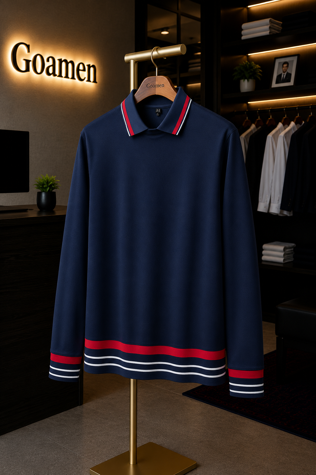 Full Sleeve Polo T-Shirt - Goamen