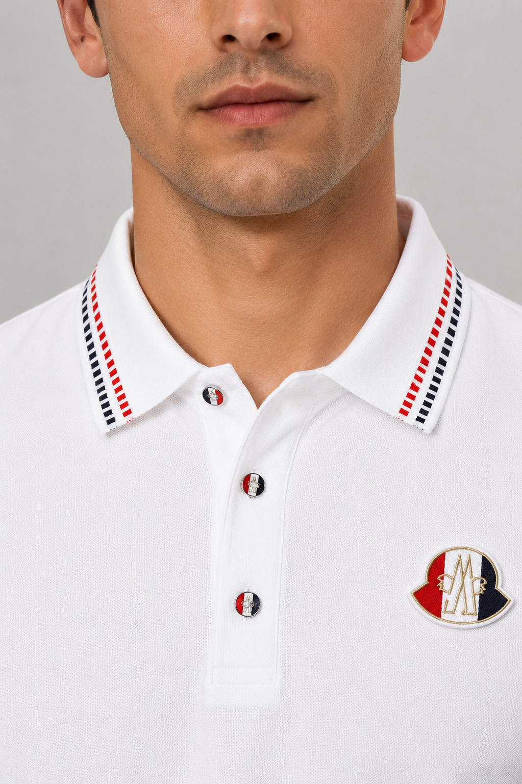 Goamen Prestige Stripe Polo T-Shirt