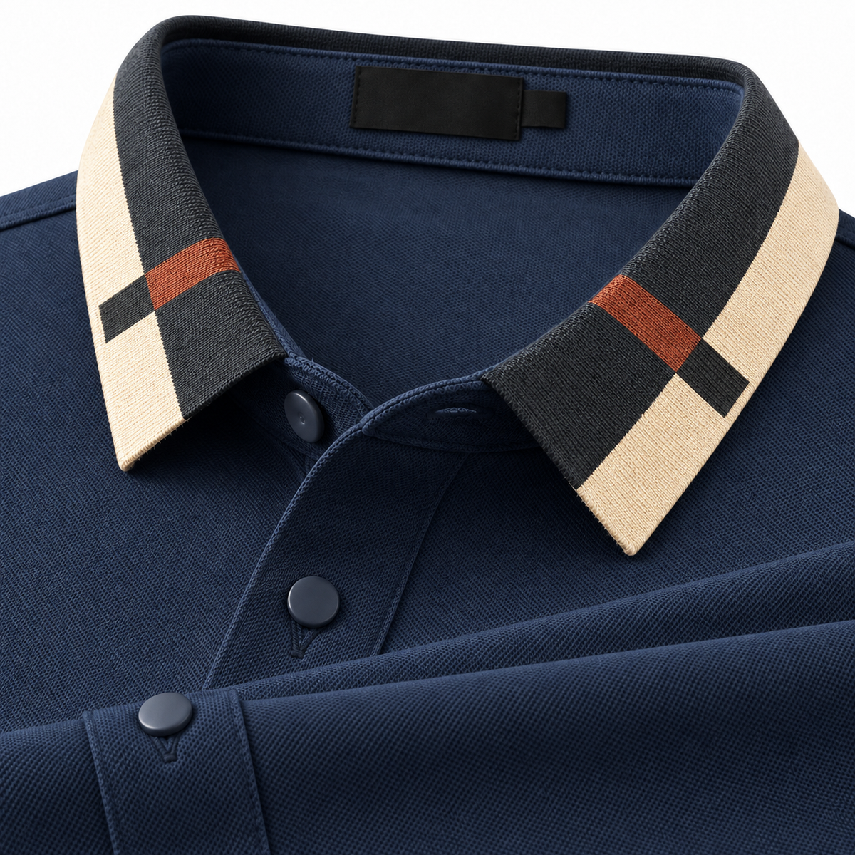 Regent Plaid-Trim Polo T-Shirt