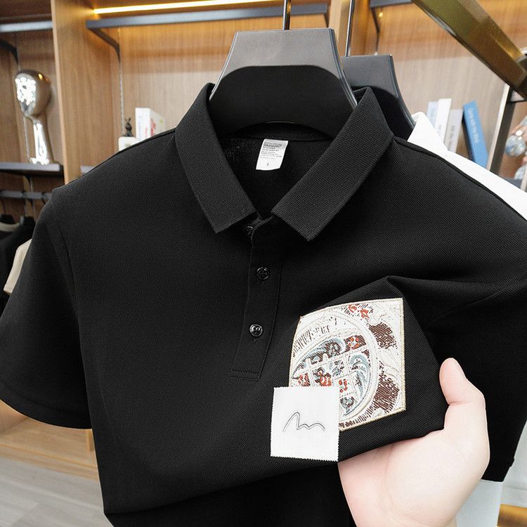 Baroque Crest Pocket Polo T-Shirt