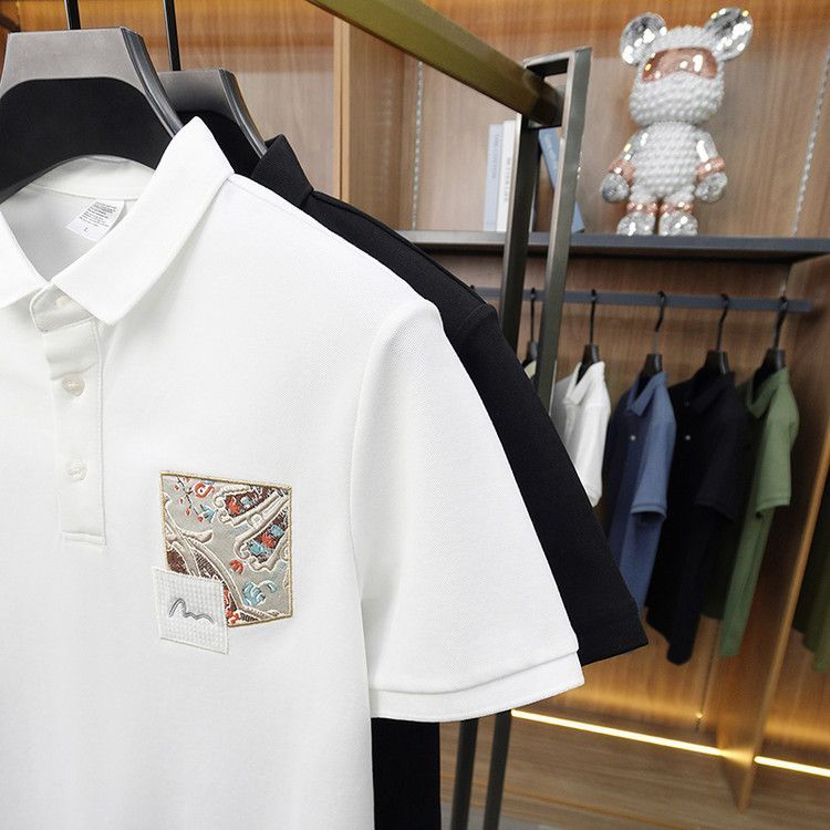 Baroque Crest Pocket Polo T-Shirt
