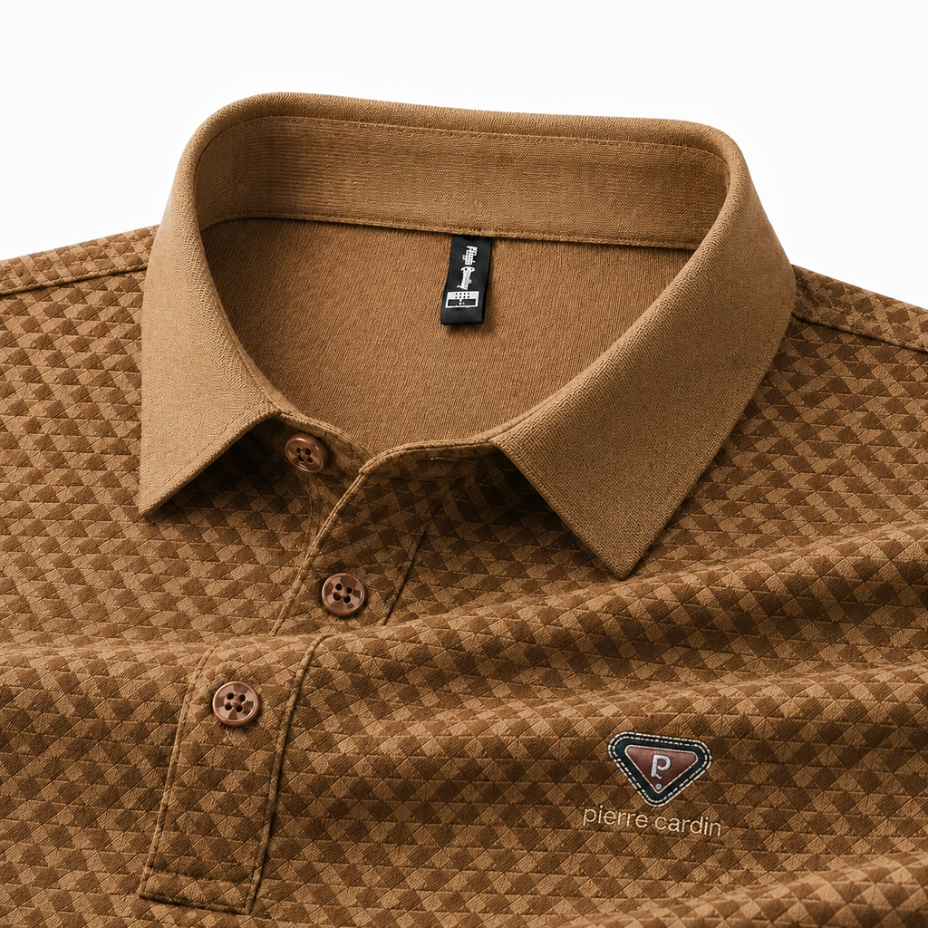 DiamondCrest Luxe Polo T-Shirt