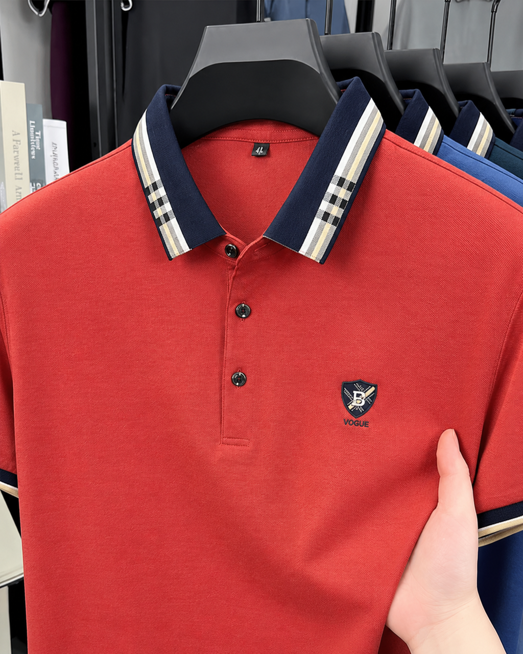 Elite Insignia Cotton Polo T-Shirt