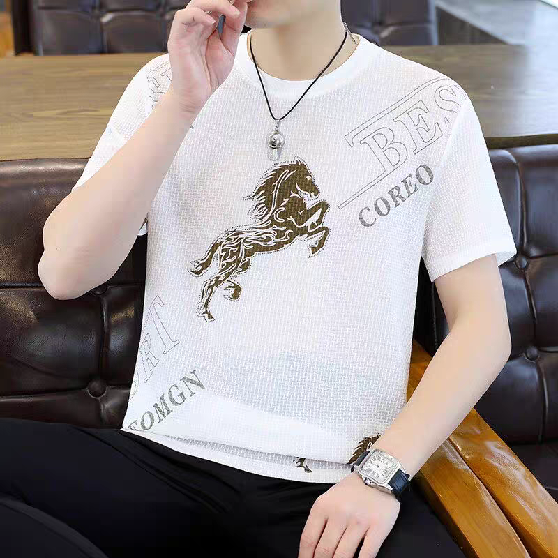 Ivory Ember Stallion Weave T-Shirt
