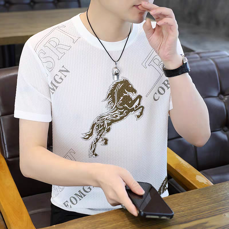 Ivory Ember Stallion Weave T-Shirt