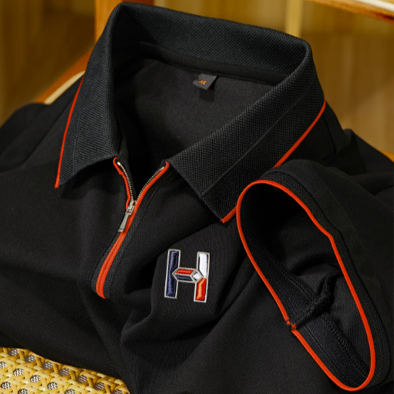 Goamen Premium Zipper Polo – Elevate Your Everyday Style