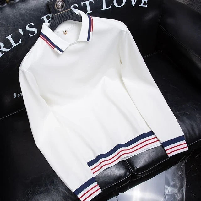 Men's Imported Full Sleeve Polo T-Shirt - Goamen