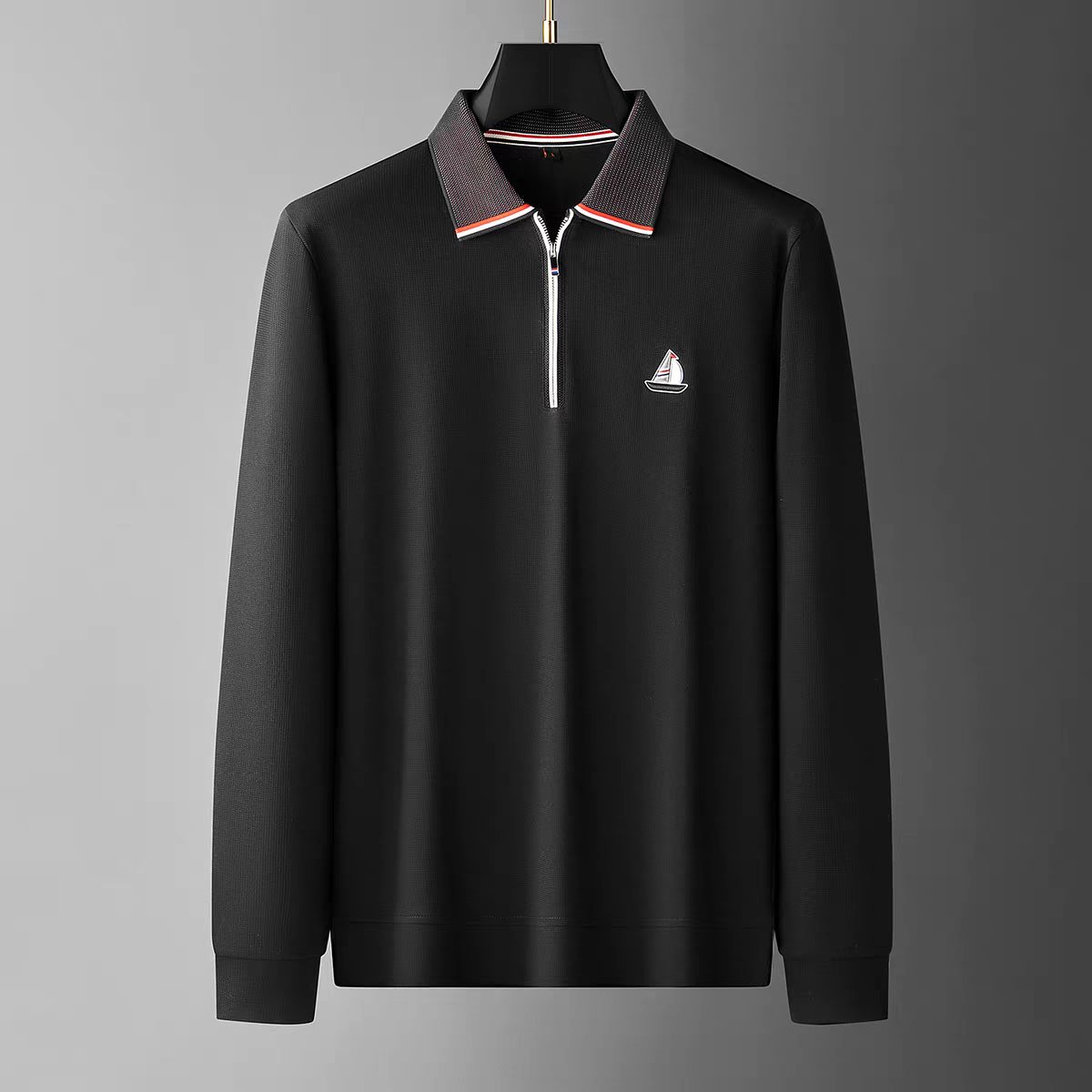 Goamen Voyager Elite Quarter-Zip Polo Full Sleeve T-shirt