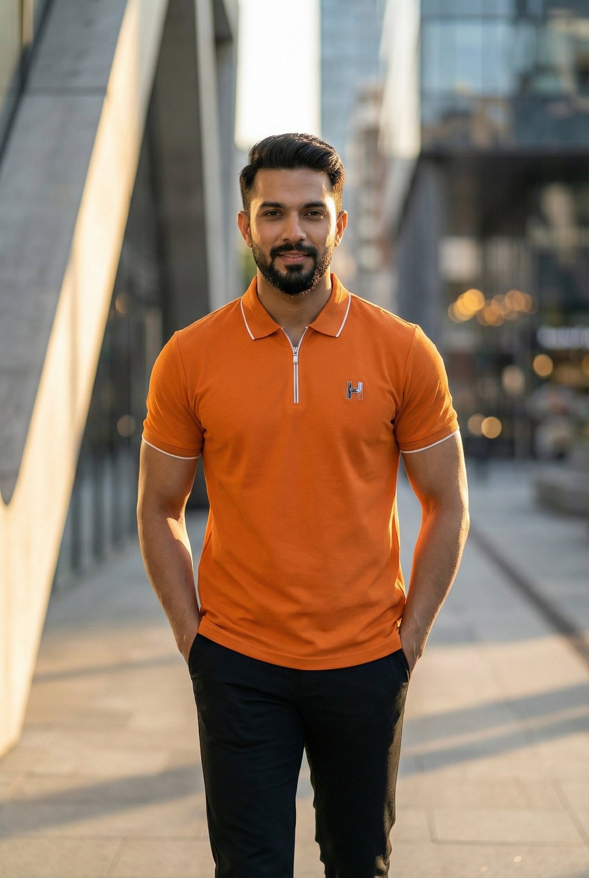 Goamen Premium Zipper Polo – Elevate Your Everyday Style
