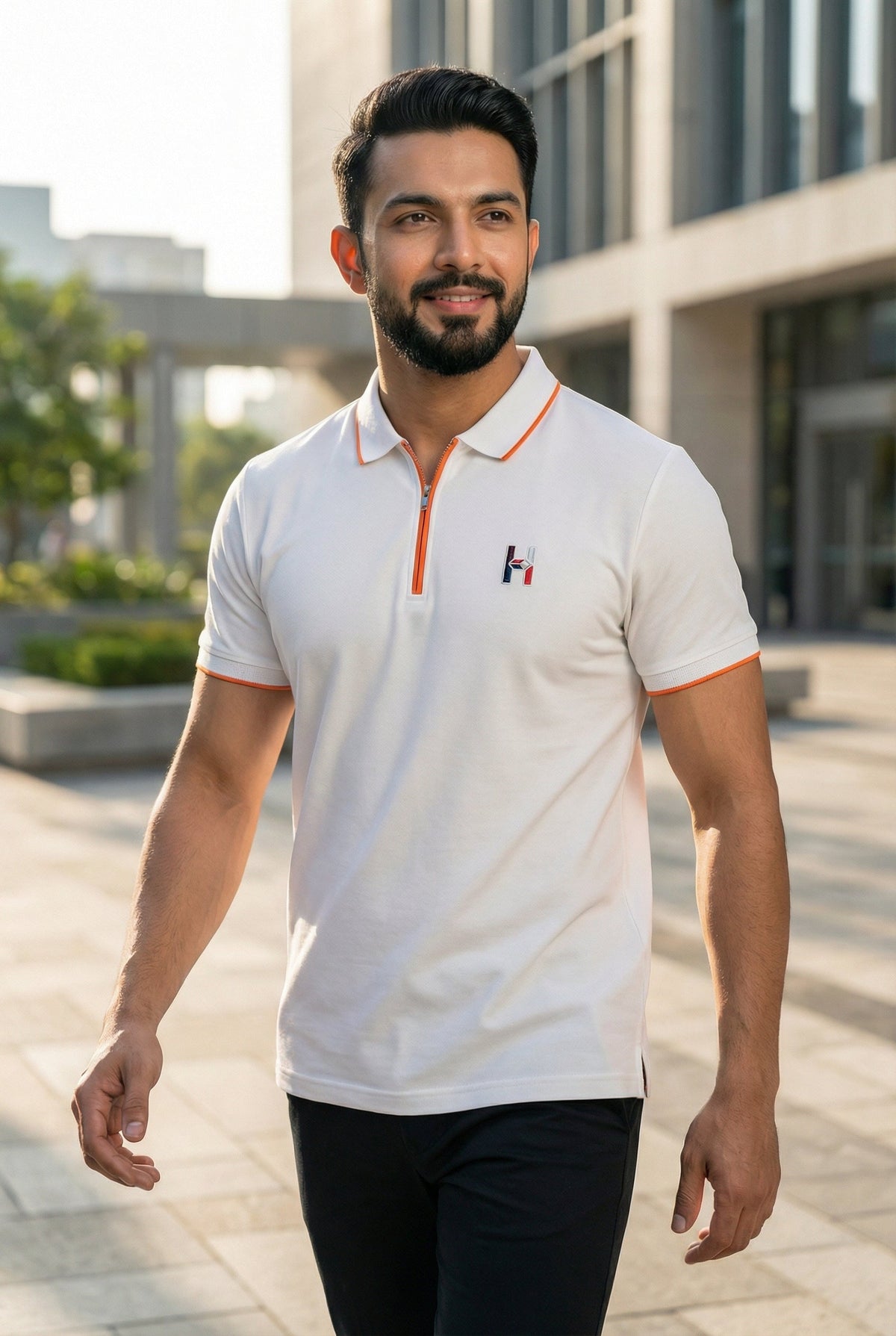 Goamen Premium Zipper Polo – Elevate Your Everyday Style