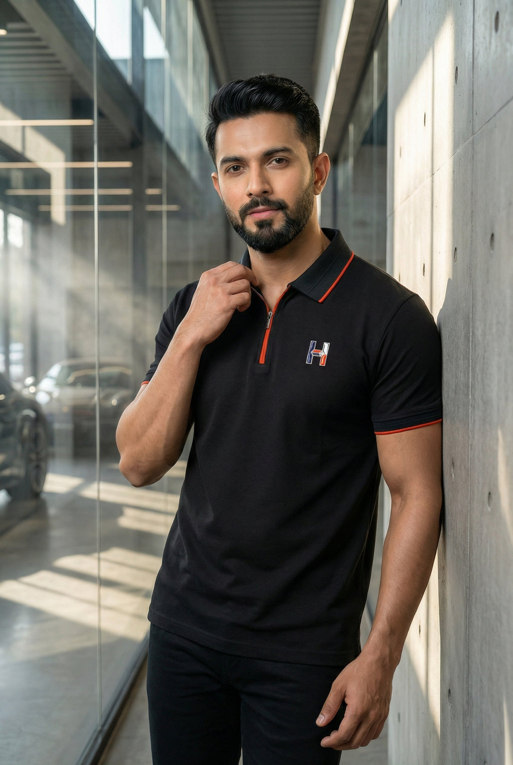 Goamen Premium Zipper Polo – Elevate Your Everyday Style
