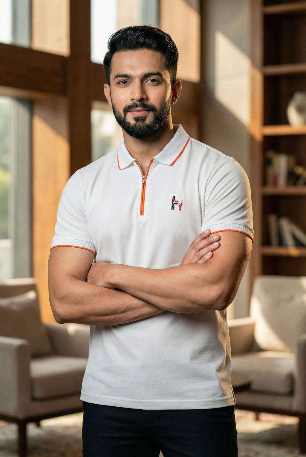 Goamen Premium Zipper Polo – Elevate Your Everyday Style