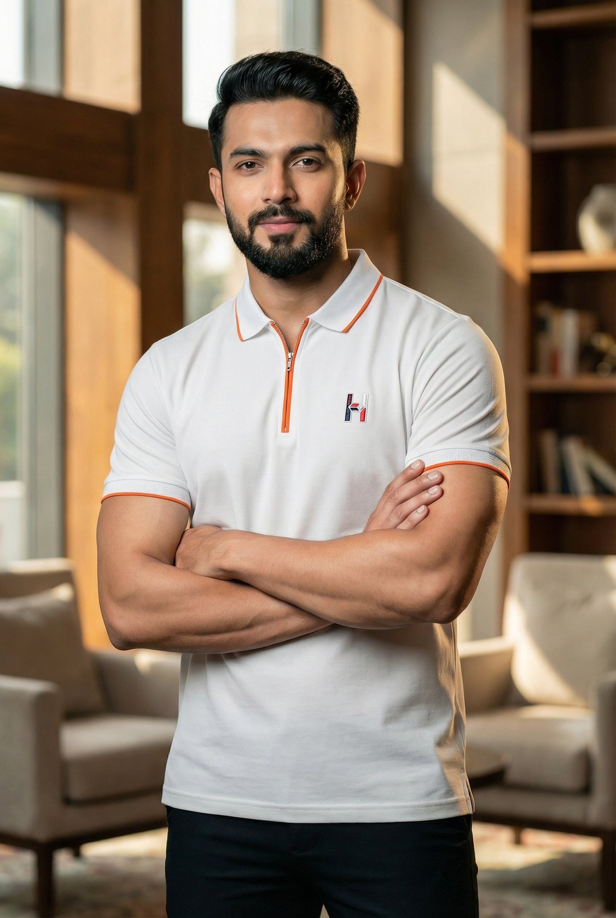 Goamen Premium Zipper Polo – Elevate Your Everyday Style